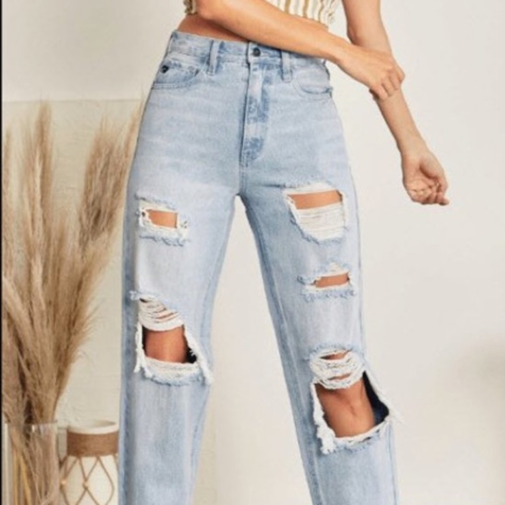 HIGH RISE 90’S BAGGY DESTROYED 498840632794